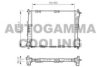 AUTOGAMMA 104220 Radiator, engine cooling